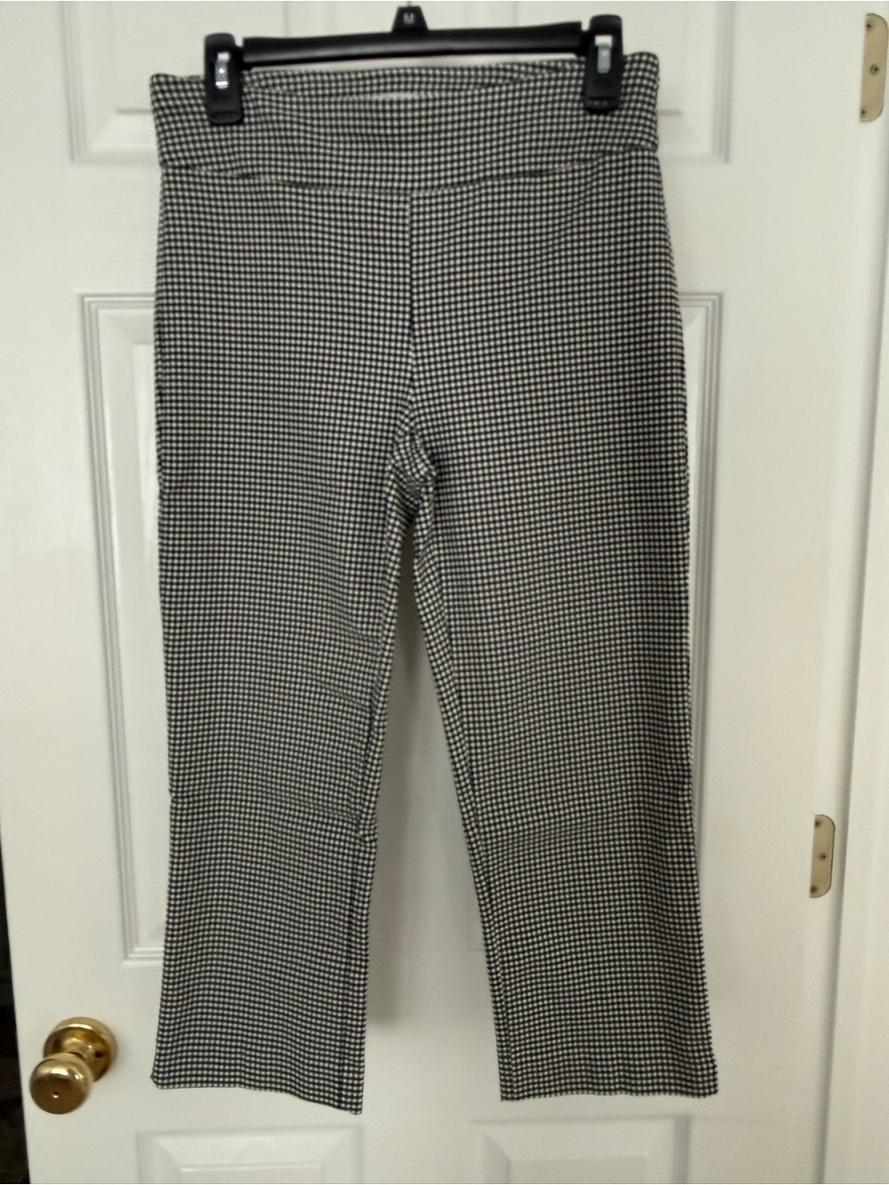 croft & barrow Black and White Houndstooth Pants